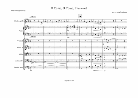 O Come, O Come Immanuel (piano feature) (arr. Alisa Tomlinson)