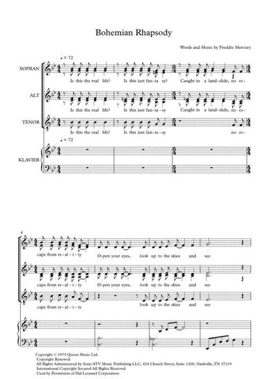 Bohemian Rhapsody (arr. Stefan Golea)