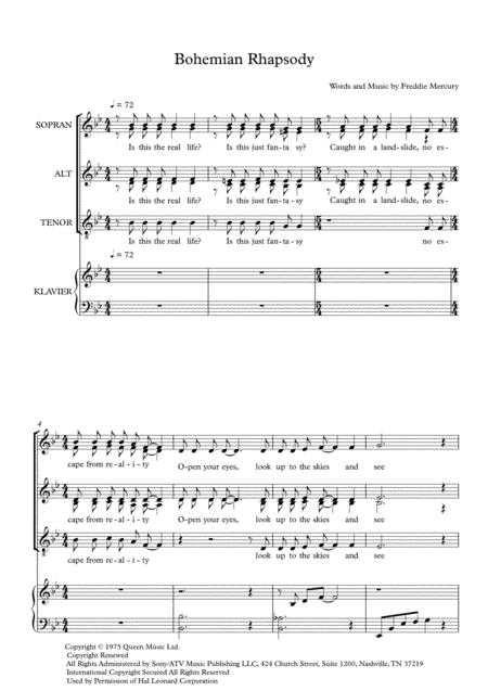 Bohemian Rhapsody (arr. Stefan Golea)