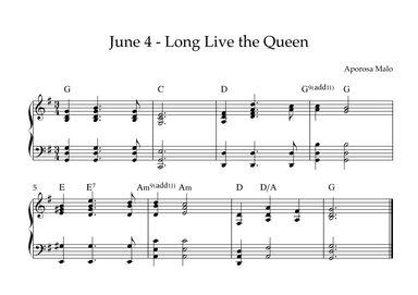 June 4 - Long Live the Queen