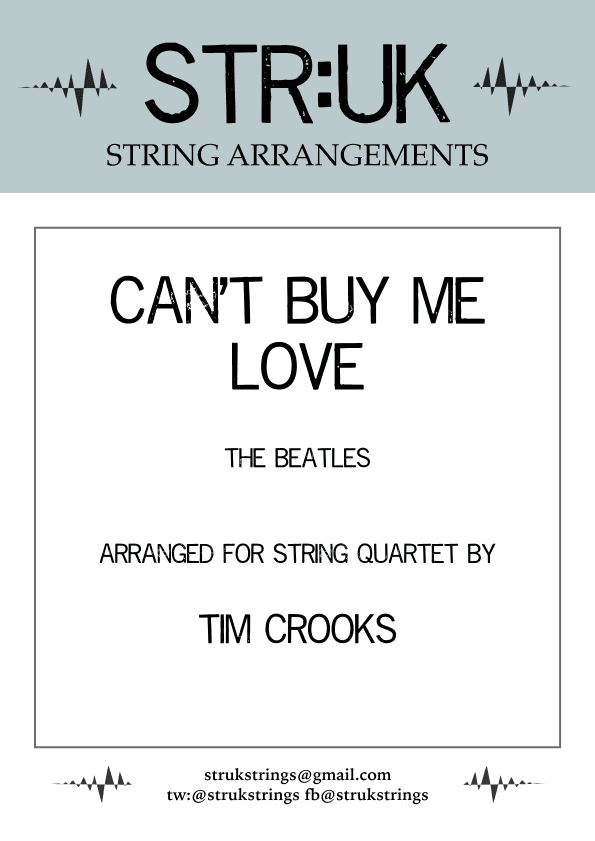 Can't Buy Me Love (arr. Tim Crooks)