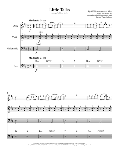 Little Talks (arr. Sherry Lewis)
