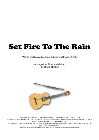 Set Fire To The Rain (arr. Derek Hasted)