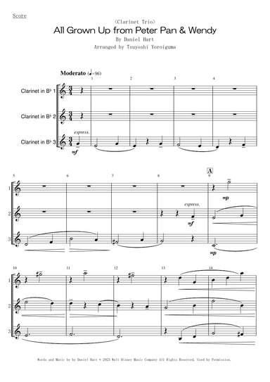 All Grown Up (arr. Tsuyoshi Yoroiguma)