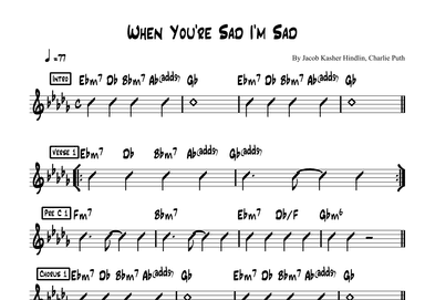 When You're Sad I'm Sad (arr. Lef Germenlis)