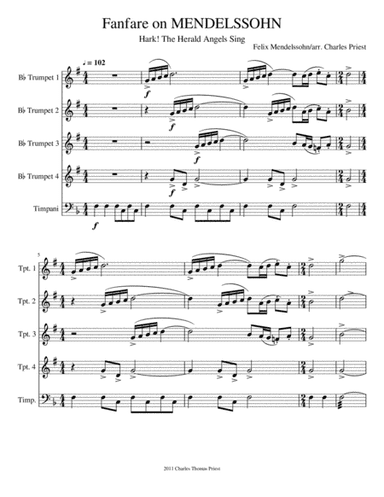 Fanfare on MENDELSSOHN (arr. Charles Priest)