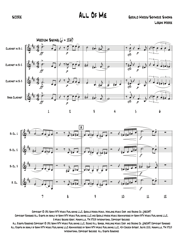 All Of Me (arr. Logan Moore)