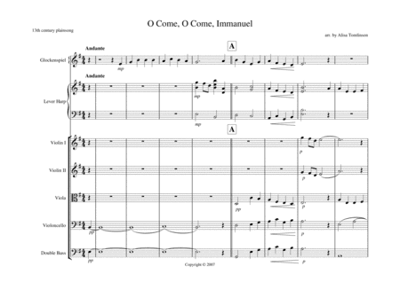 O Come, O Come Immanuel (Harp feature) (arr. Alisa Tomlinson)