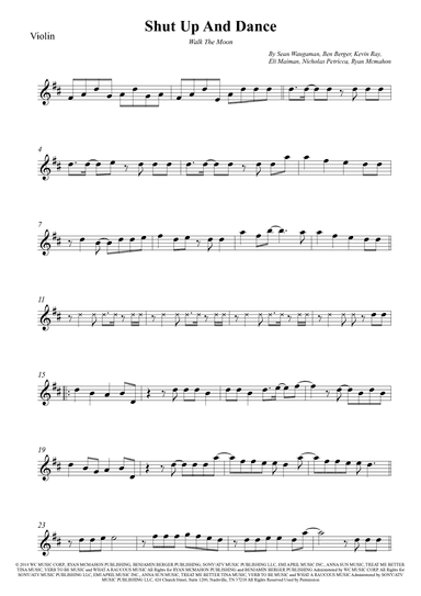 Shut Up And Dance (arr. Wesley S. SIlva)