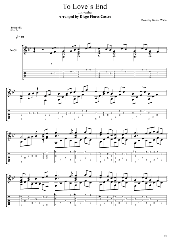 Inuyasha Ost (arr. Diego Flores Castro)