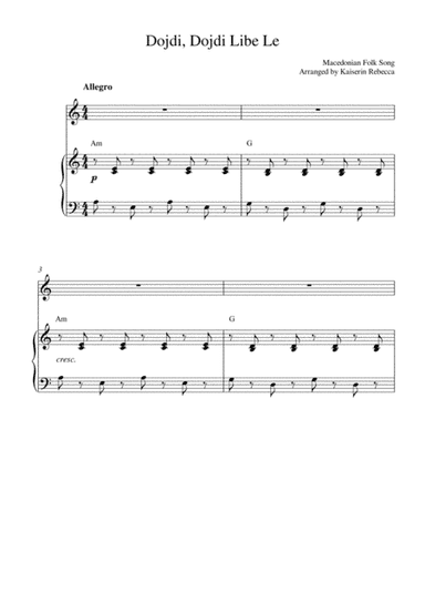 Dojdi, Dojdi Libe Le (arr. Kaiserin Rebecca)