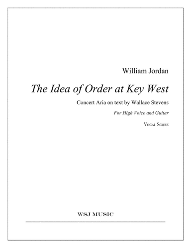 The Idea of Order at Key West (Guitar)