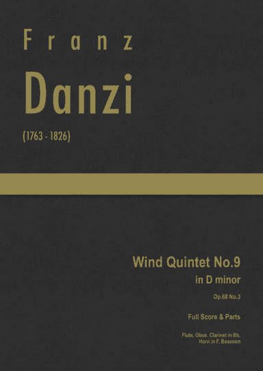 Danzi - Wind Quintet No.9 in D minor, Op.68 No.3 (arr. J.G. Cucó Barber)