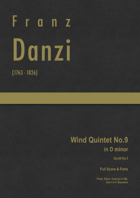 Danzi - Wind Quintet No.9 in D minor, Op.68 No.3 (arr. J.G. Cucó Barber)
