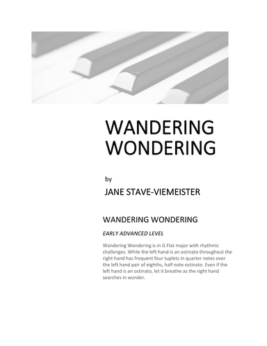 Wandering Wondering
