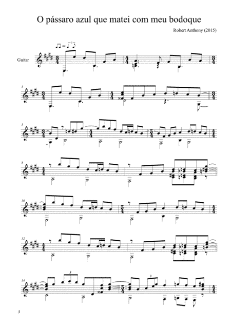 Pássaro Azul que matei com meu bodoque