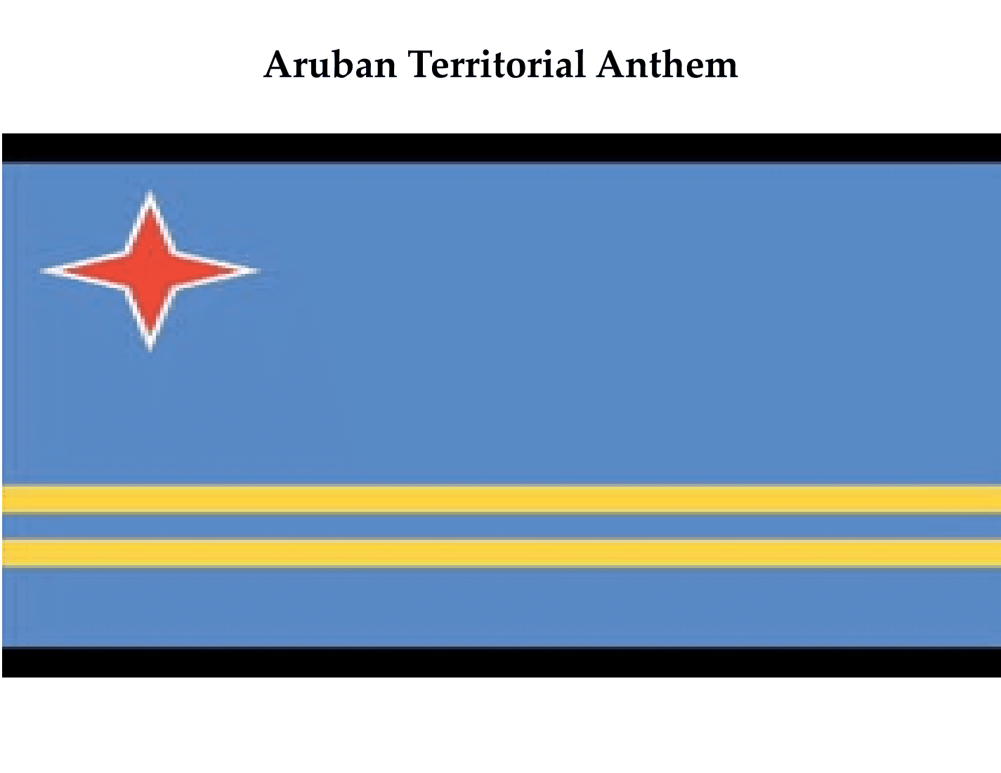 Aruban Local Anthem for String Orchestra MFAO World National Anthem Series (arr. Keith Terrett)