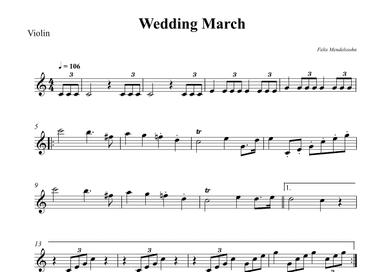 Wedding March (arr. Wesley S. SIlva)