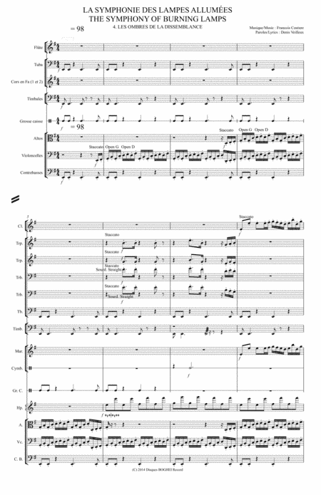 LES OMBRES DE LA DISSEMBLANCE - 4th Mouvement - THE SYMPHONY OF BURNING LAMPS
