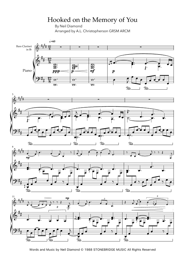Hooked On The Memory Of You (arr. Anne L Christopherson GRSM ARCM)