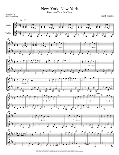 Theme From "new York, New York" (arr. Saki Uetsuhara)