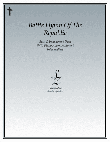 Battle Hymn of the Republic (bass C instrument duet) (arr. Sandra Zylstra)