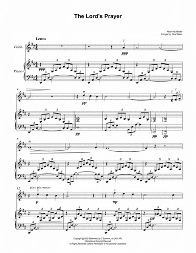 The Lord's Prayer (arr. Gina C. Raakin)