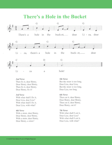 There’s a Hole in the Bucket (arr. Hal Wright)