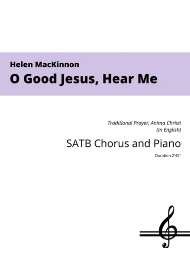O Good Jesus, Hear Me