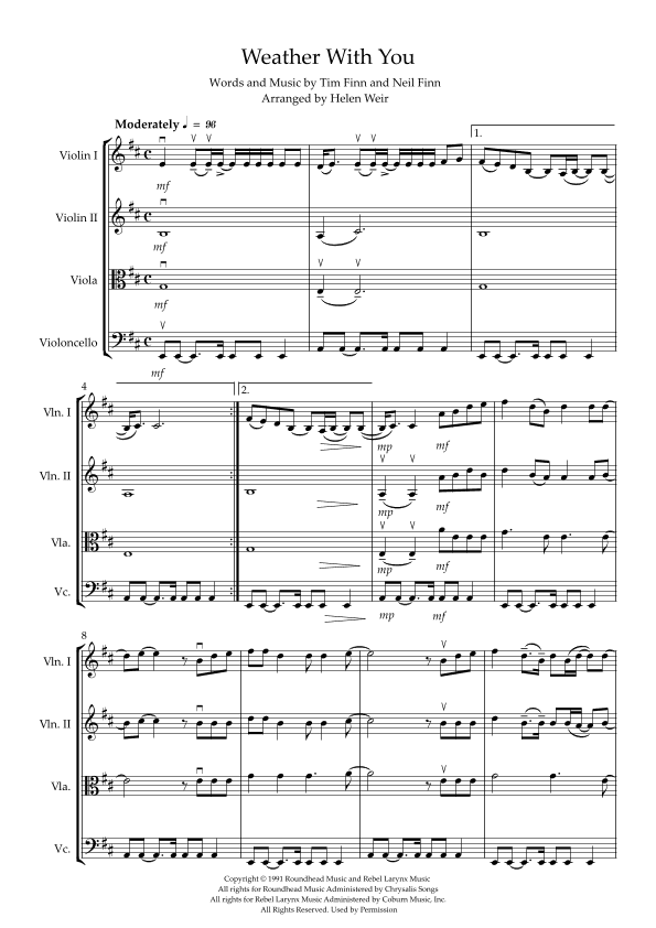 Weather With You (arr. Helen Weir)