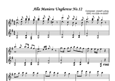 Alla Maniera Ungherese No.12