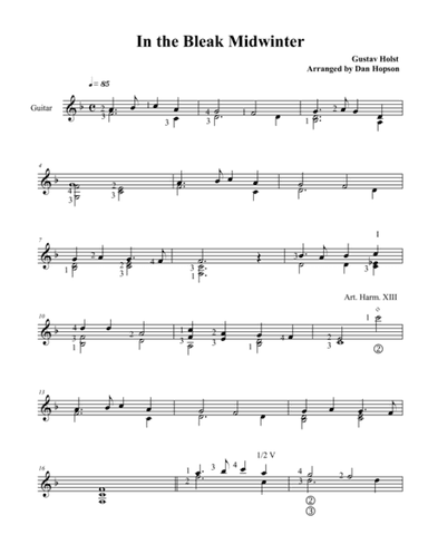 In The Bleak Midwinter (arr. Dan Hopson)
