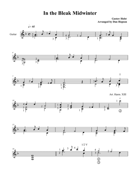 In The Bleak Midwinter (arr. Dan Hopson)