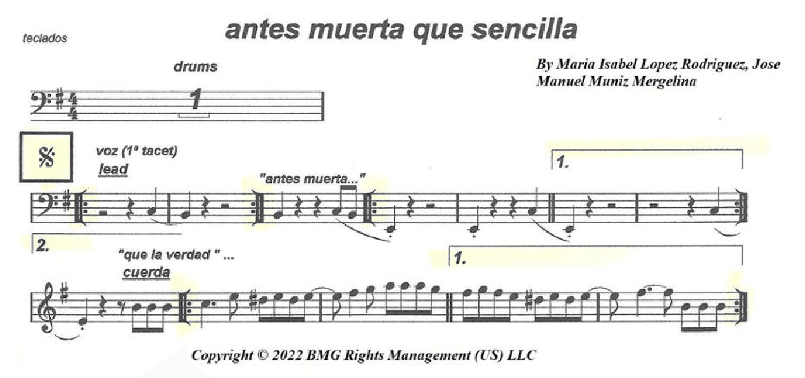 Antes Muerta Que Sencilla (arr. juan carlos esteve / Gran Coda)