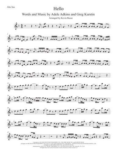 Hello (arr. Kevin Busse)