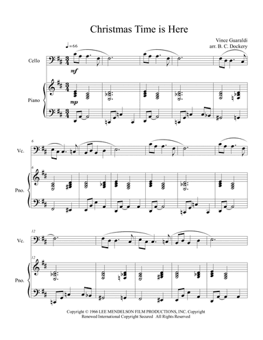 Christmas Time Is Here (arr. B. C. Dockery)