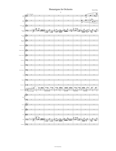 Shenanigans for Orchestra