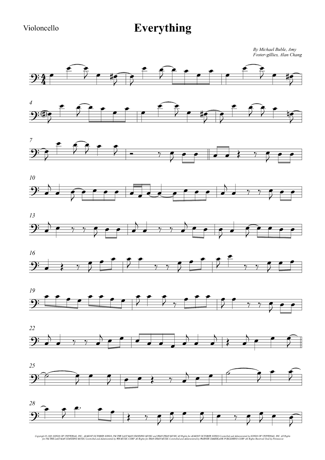 Everything (arr. Wesley S. SIlva)