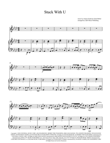 Stuck With U (arr. C&D Music Publishing)