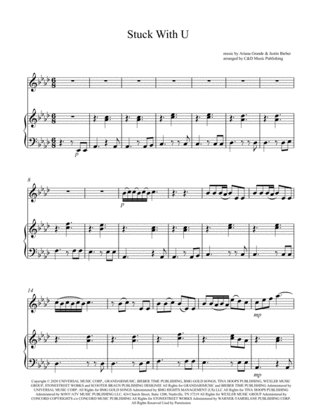 Stuck With U (arr. C&D Music Publishing)