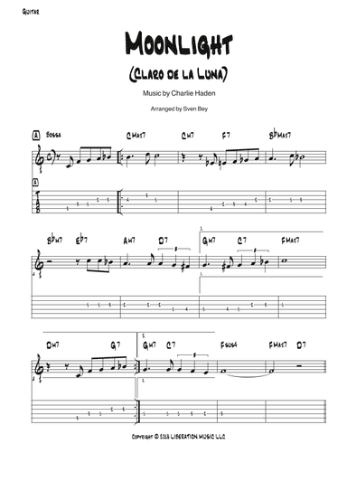 Moonlight (arr. Sven Bey)