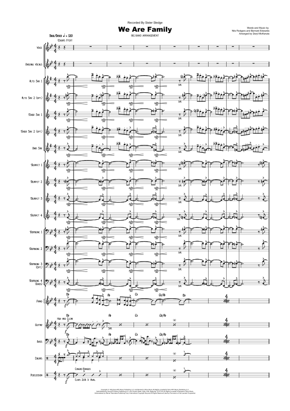 We Are Family (arr. Daryl McKenzie)
