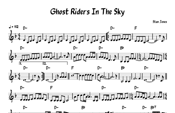 (ghost) Riders In The Sky (a Cowboy Legend) (arr. John Fries)