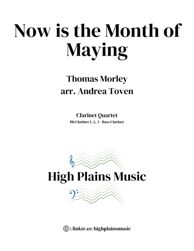 Now is the Month of Maying (arr. Andrea Toven)