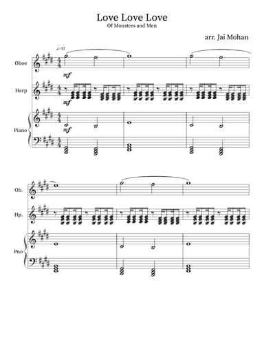 Love Love Love (arr. Jai Mohan)