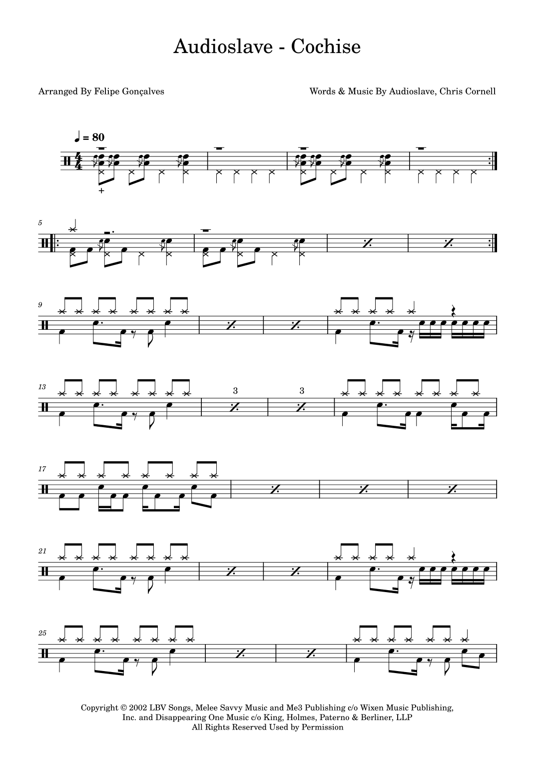 Cochise (arr. Felipe Gonçalves)