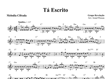 Ta Escrito (arr. Israel Pessoa)