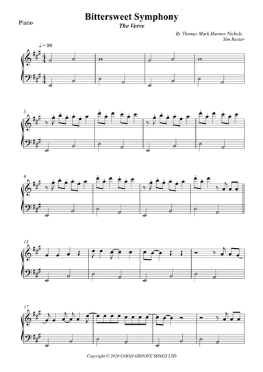 Bittersweet Symphony (arr. Wesley S. SIlva)