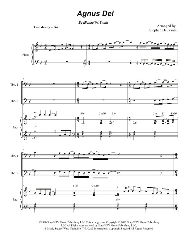 Agnus Dei (arr. Stephen DeCesare)