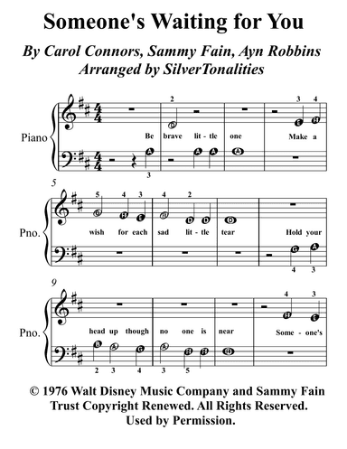 Someone's Waiting For You (arr. SilverTonalities)